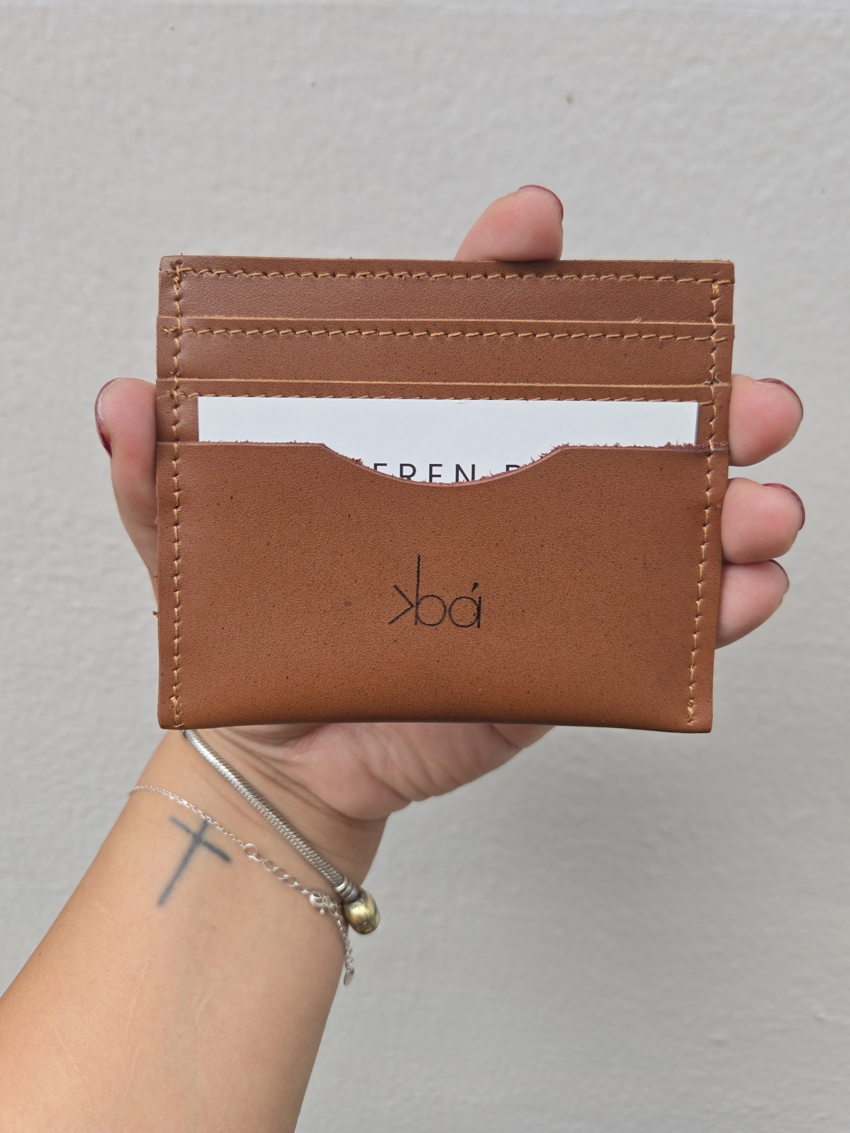 Brown Leather Card Holder